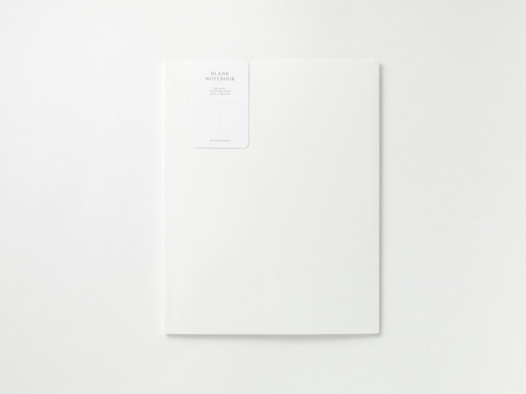 Blank Note Book - White