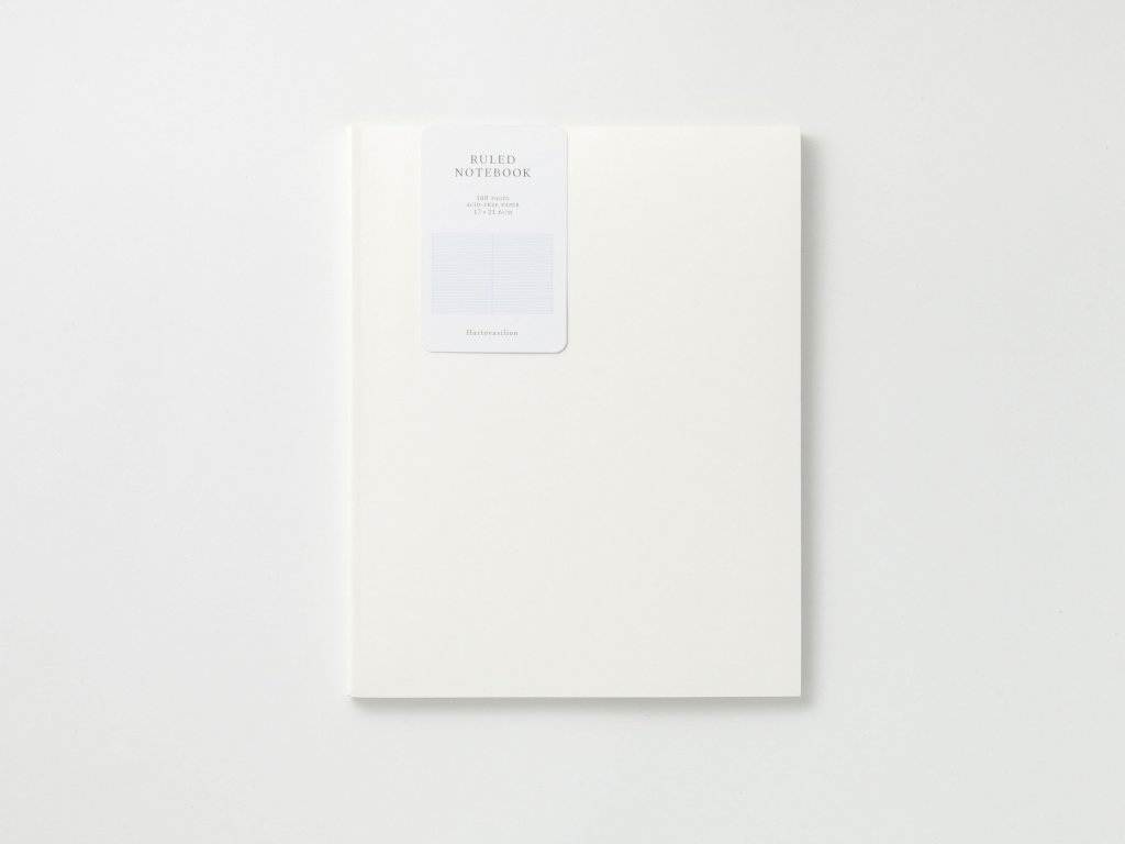 Ruled Note Book - White