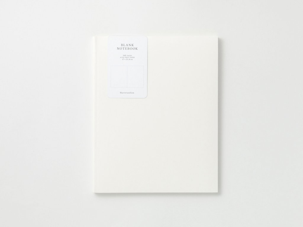 Blank Note Book - White