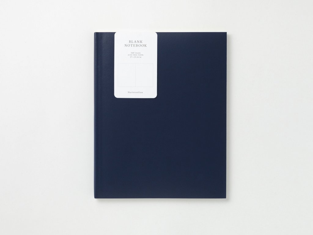 Blank Note Book - Blue