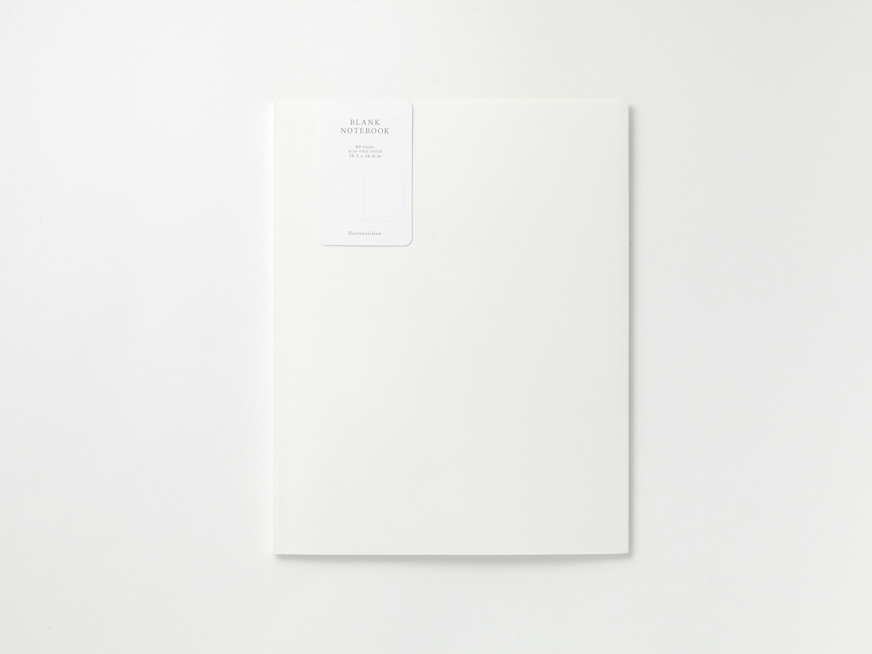 Blank Note Book - White