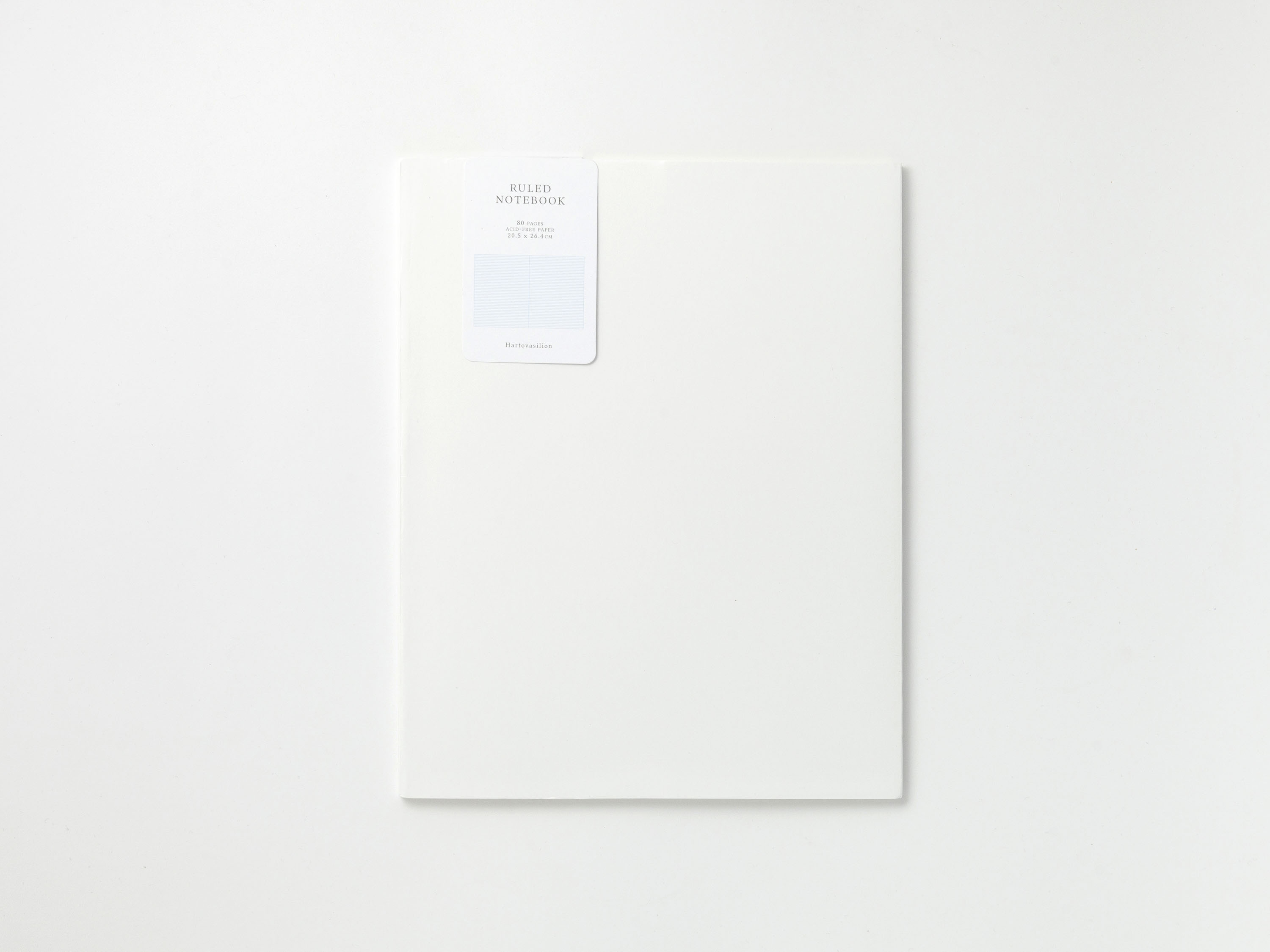 Ruled Note Book - White