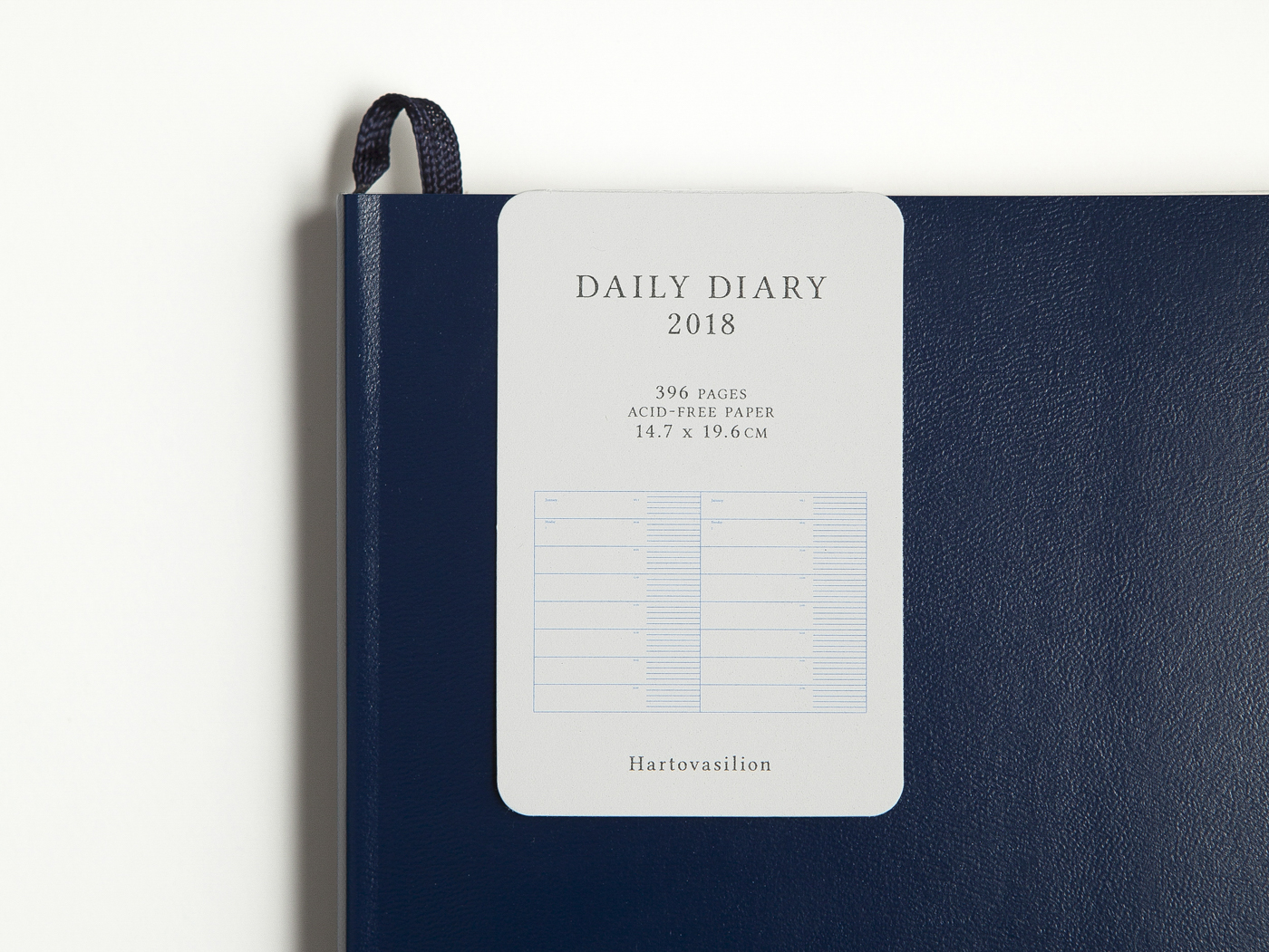 Daily Diary Blue